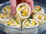 Recept na šunkovo-sýrové šneky z listového těsta.