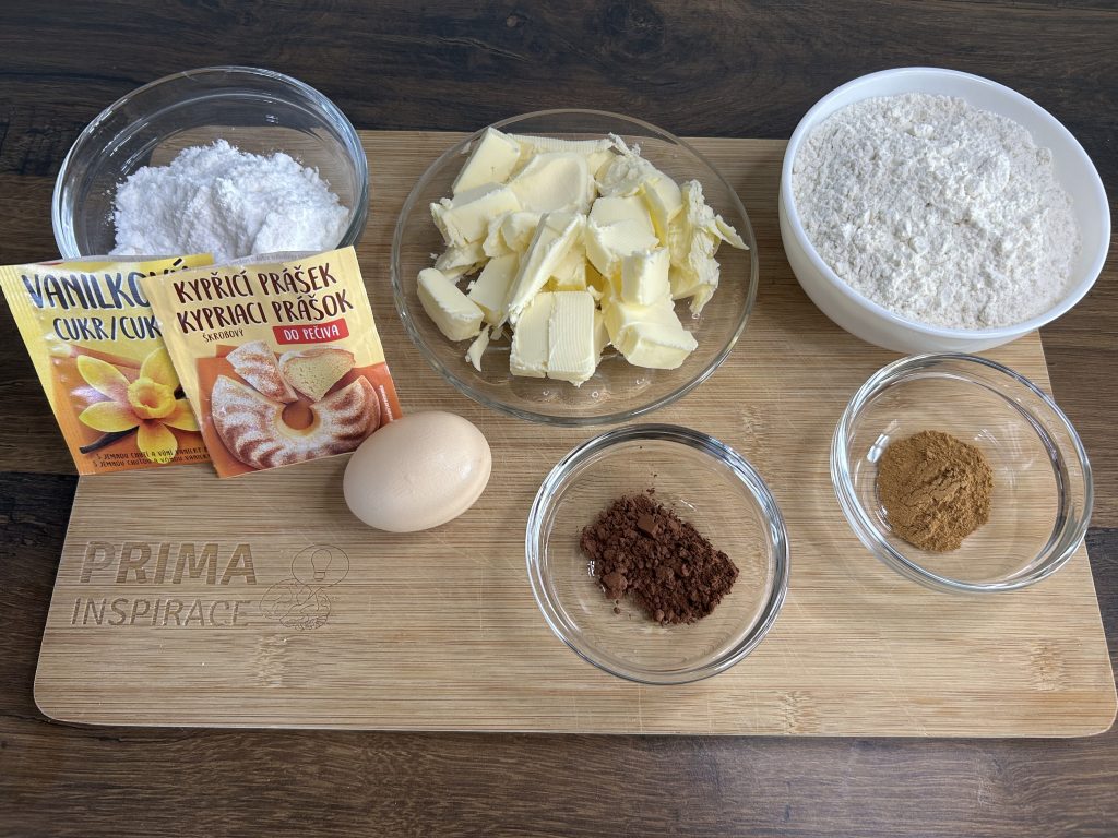 Retro esíčka – skořicové a kakaové sušenky jako od babičky