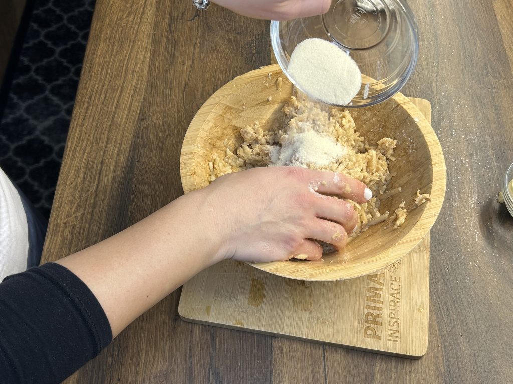 Jablečné knedlíčky jen ze 2 ingrediencí