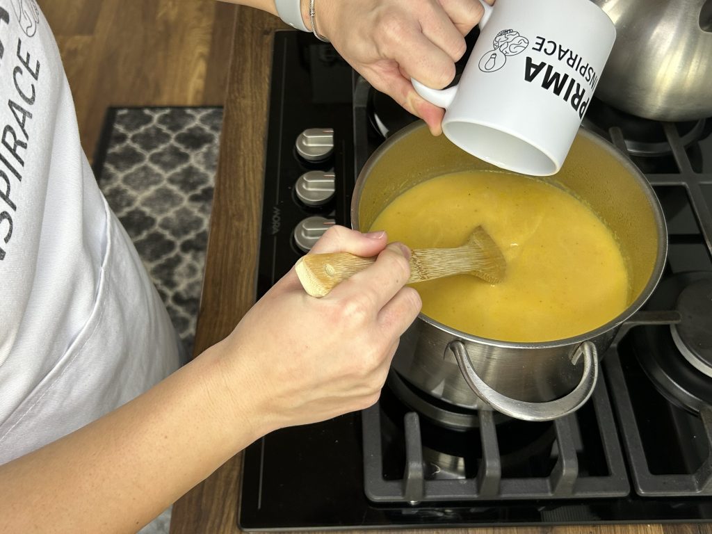 Krémová mrkvová polévka se zázvorem