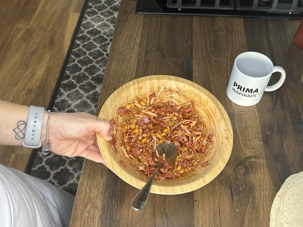 Křupavé pizza tortillové kapsy