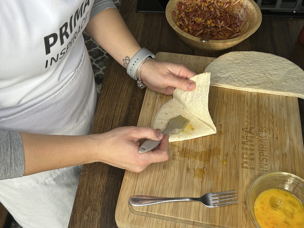 Křupavé pizza tortillové kapsy