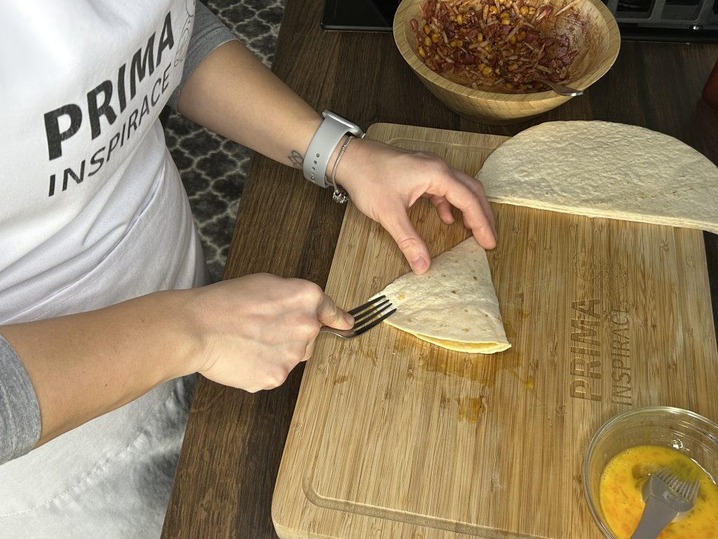 Křupavé pizza tortillové kapsy