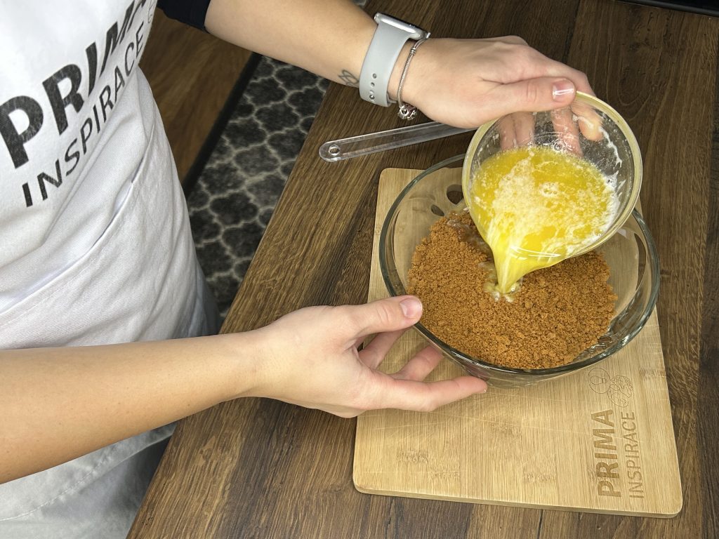 Lotus cheesecake – nepečený karamelový dort
