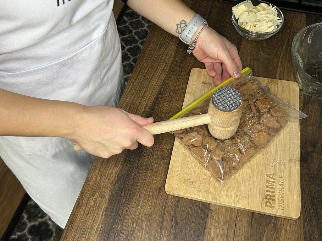 Lotus cheesecake – nepečený karamelový dort