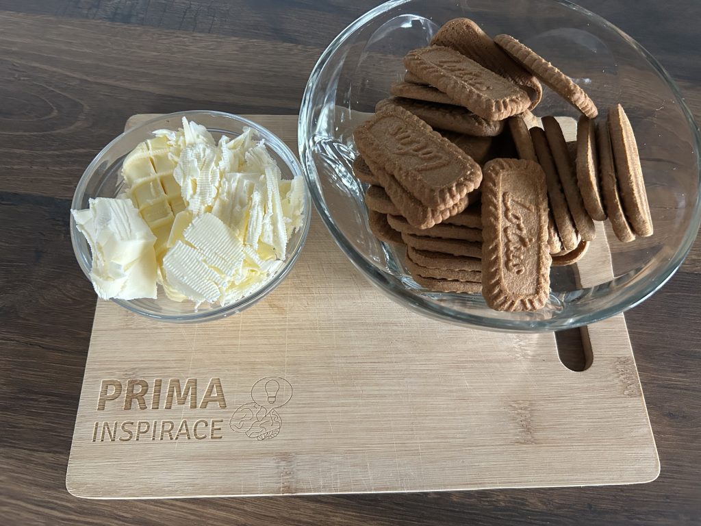 Lotus cheesecake – nepečený karamelový dort
