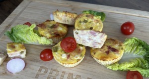Slané cottage muffiny se šunkou a sýrem – vláčné a plné chuti Slané cottage muffiny se šunkou a sýrem - vláčné a plné chuti