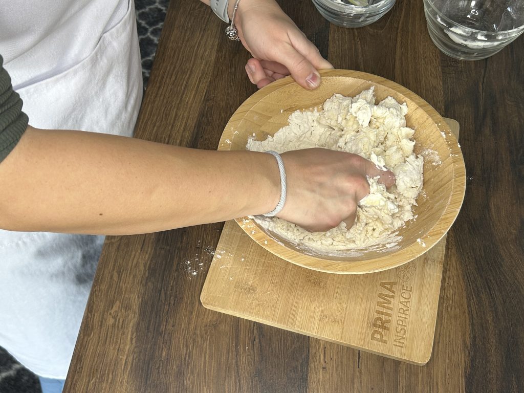 Slané tvarohovo-nivové šátečky