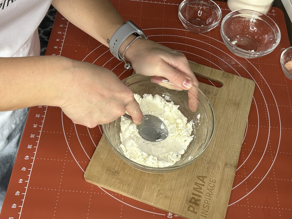 Slané tvarohovo-nivové šátečky