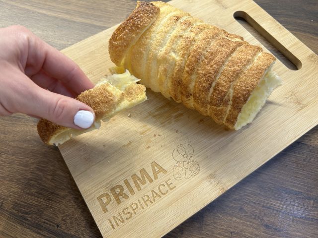 Rychlý trdelník z listového těsta Rychlý trdelník z listového těsta