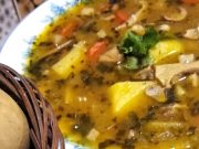 Bramboračka s houbami