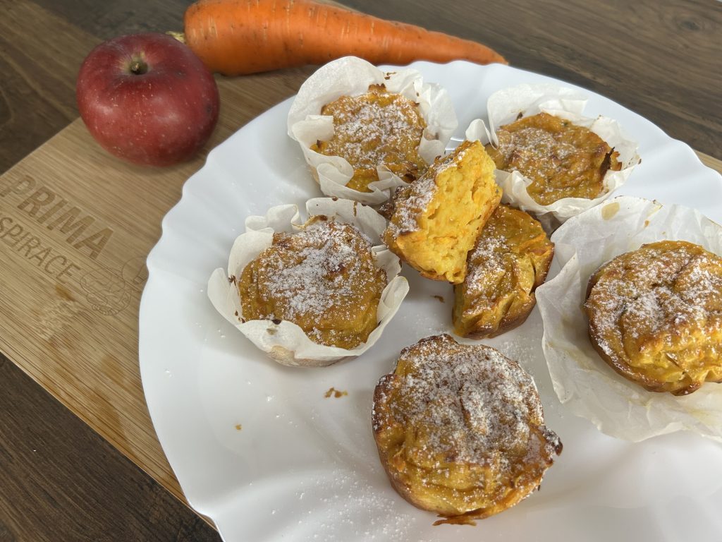 Rychlé a zdravé mrkvovo-jablečné muffiny – skvělá svačinka pro děti i dospělé