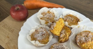 Rychlé a zdravé mrkvovo-jablečné muffiny – skvělá svačinka pro děti i dospělé Rychlé a zdravé mrkvovo-jablečné muffiny – skvělá svačinka pro děti i dospělé