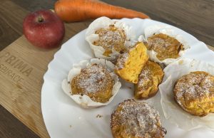 Rychlé a zdravé mrkvovo-jablečné muffiny – skvělá svačinka pro děti i dospělé Rychlé a zdravé mrkvovo-jablečné muffiny – skvělá svačinka pro děti i dospělé