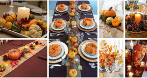 Zkrášlete si váš jídelní stůl tímto úžasným, podzimním způsobem!