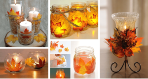 Vyrobte si tuto krásnou svíčkovou dekoraci s podzimním nádechem: 20+ inspirací pro vás!