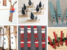 Proměňte obyčejné dřevěné kolíčky na pohádkovou vánoční dekoraci!