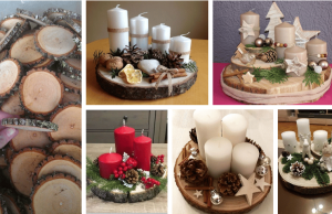 Inspirace na adventní dekoraci: Využijte odřezek, jako základ této dekorace!