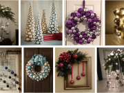 20+ krásných dekorací k vám domů: Využijte vánoční koule!