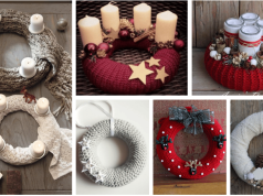 Inspirace na Vánoční tvoření: Vyrobte si jeden z těchto pletených věnců!