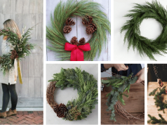 20+ přírodních věnců z jehličí a větviček – Pusťte se do zimního tvoření!
