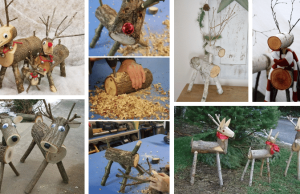 Inspirace na vánoční tvoření – Vyrobte si svého dřevěného sobíka!