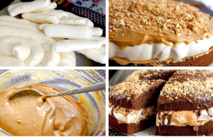 Snickers dort s arašídy a čokoládou – arašídovo-čokoládový dezert Snickers dort s arašídy a čokoládou – luxusní dezert jako oblíbená tyčinka