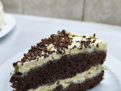 Kakaový piškotový dort s vanilkovým krémem – jednoduchý a nadýchaný dezert od čtenářky Hany 🍫🍰