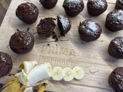 Banánovo-kokosové muffiny s čokoládou