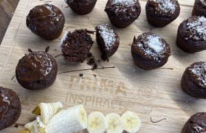 Banánovo-kokosové muffiny s čokoládou Banánovo-kokosové muffiny s čokoládou