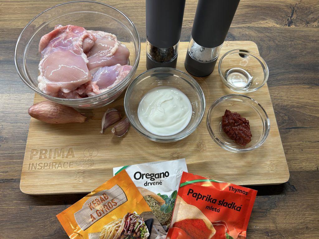 Domácí kuřecí kebab
