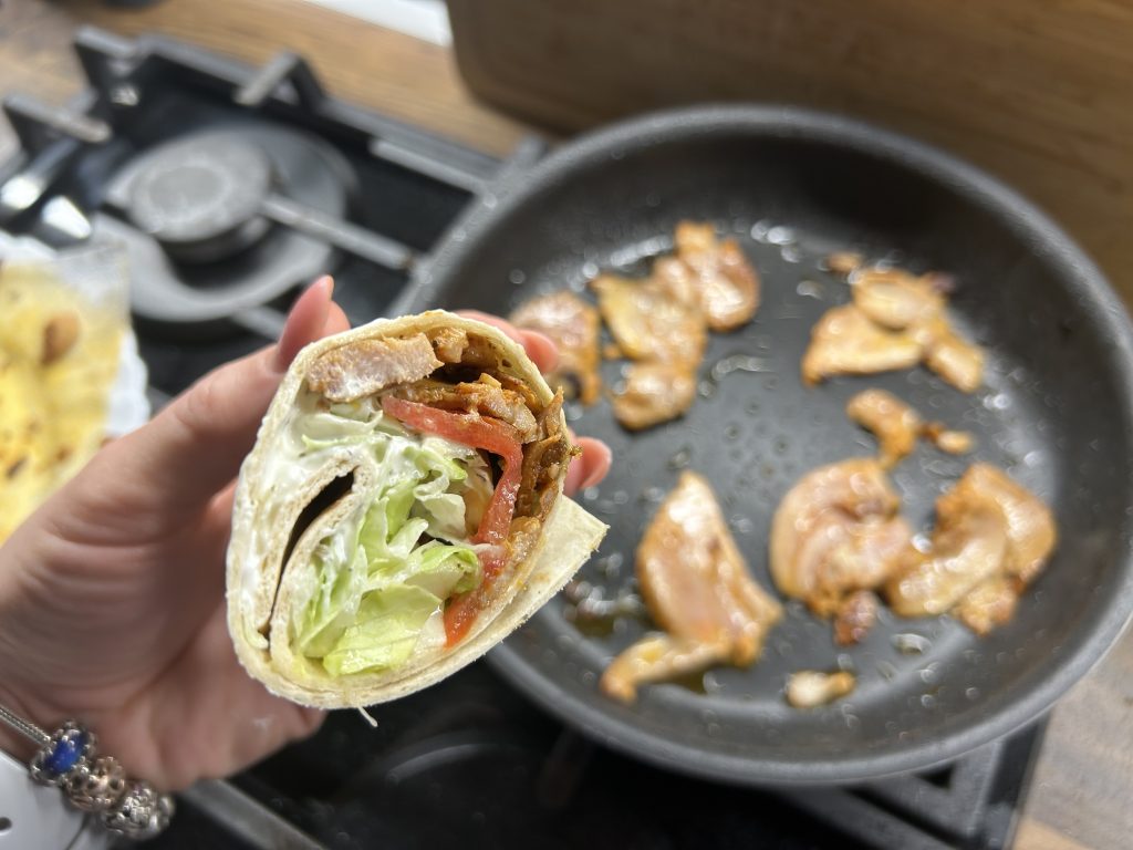 Domácí kuřecí kebab