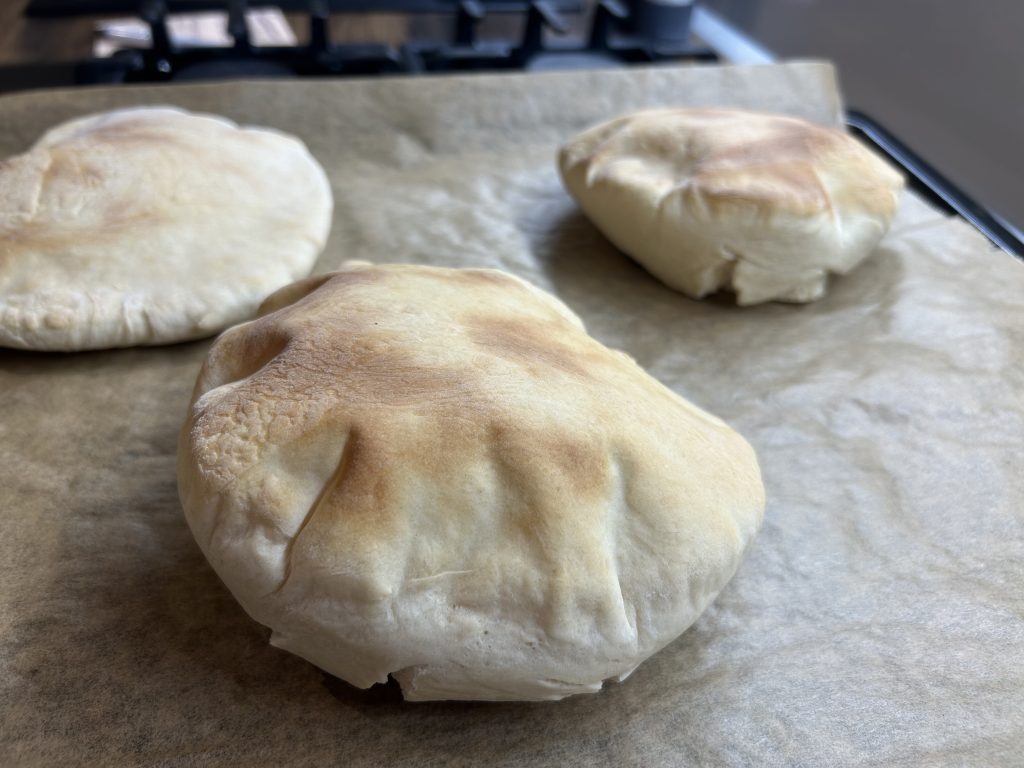 Domácí pita chléb