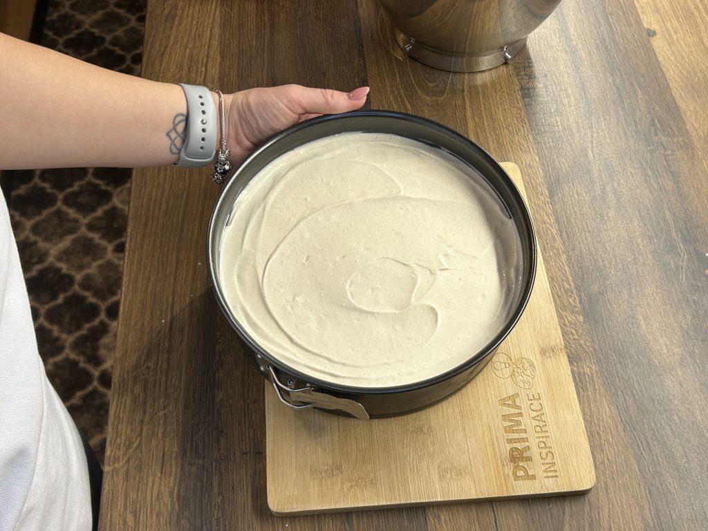 Jablkovo-karamelový cheesecake