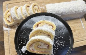 Kokosová roláda - vláčná sladká elegance na každou příležitost