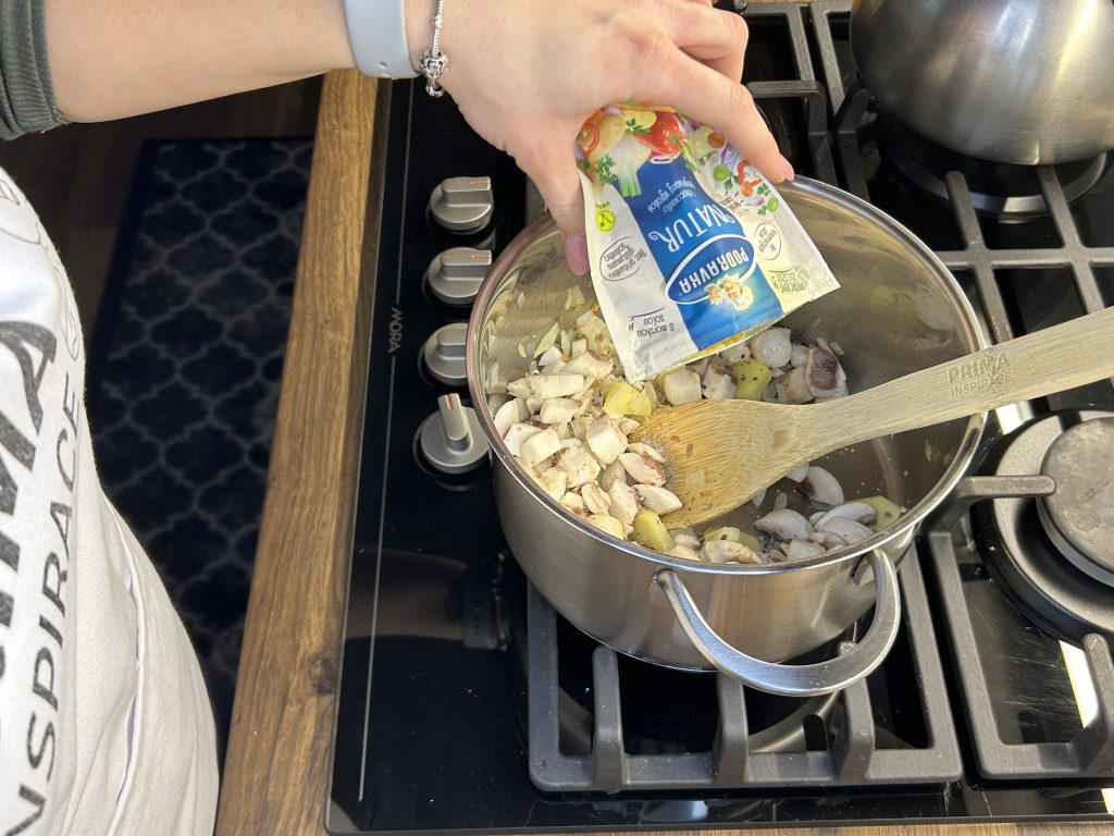 Krémová žampionová polévka