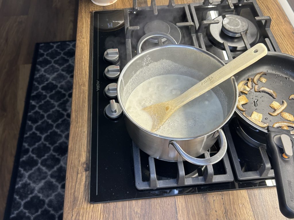 Krémová žampionová polévka