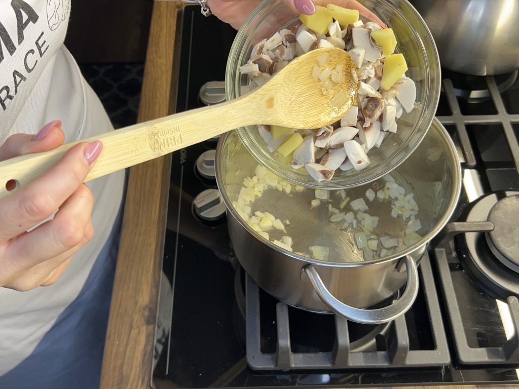 Krémová žampionová polévka