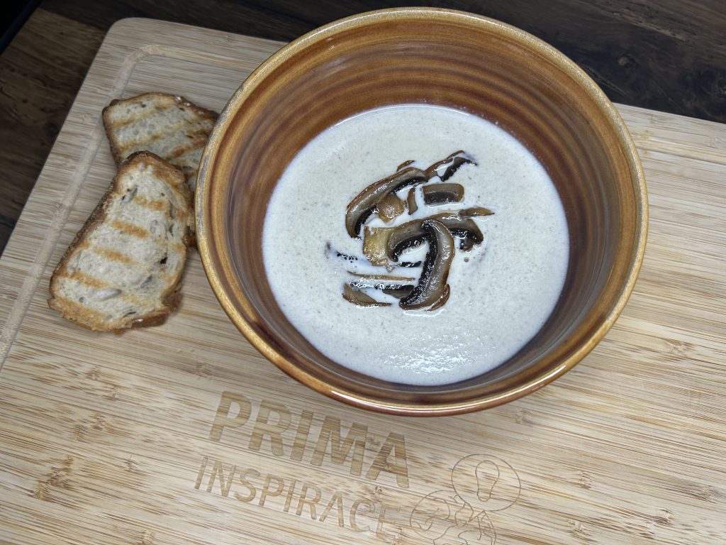 Krémová žampionová polévka