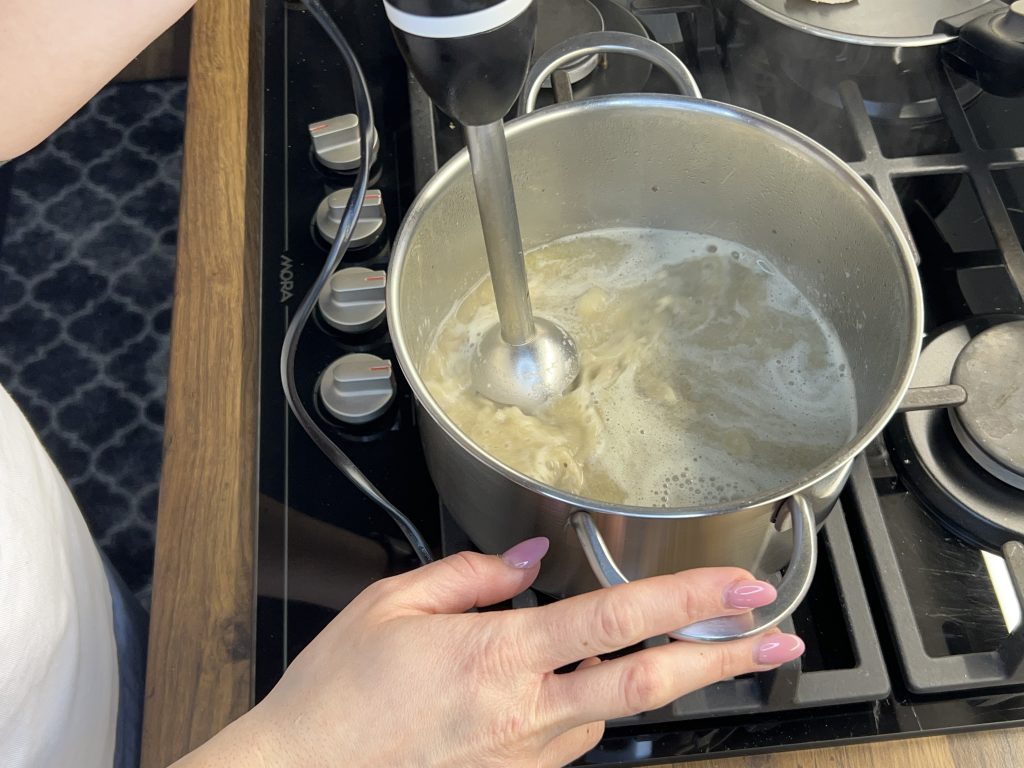 Krémová žampionová polévka