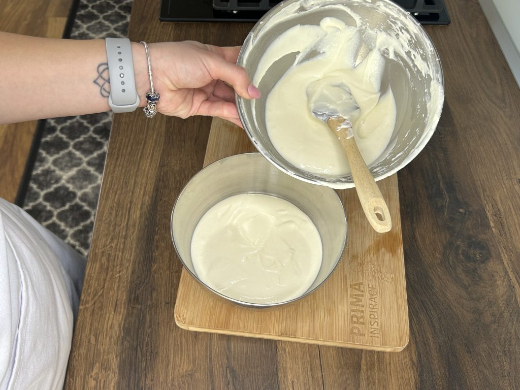 Nepečená tvarohovo-banánová střecha