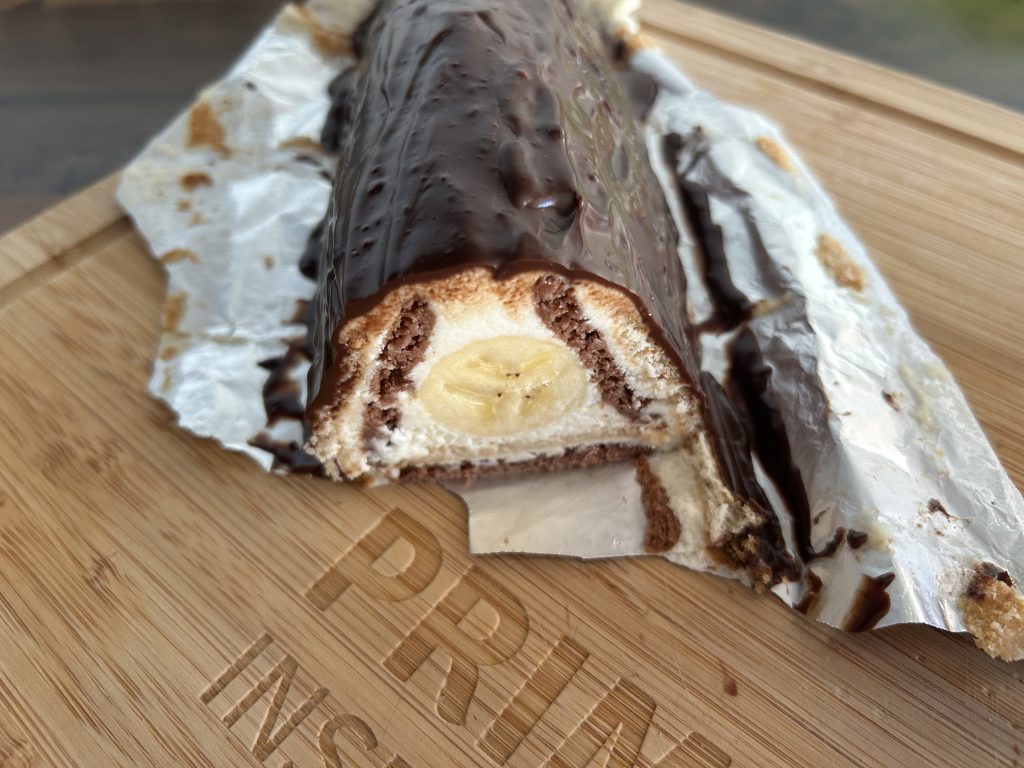 Nepečená tvarohovo-banánová střecha