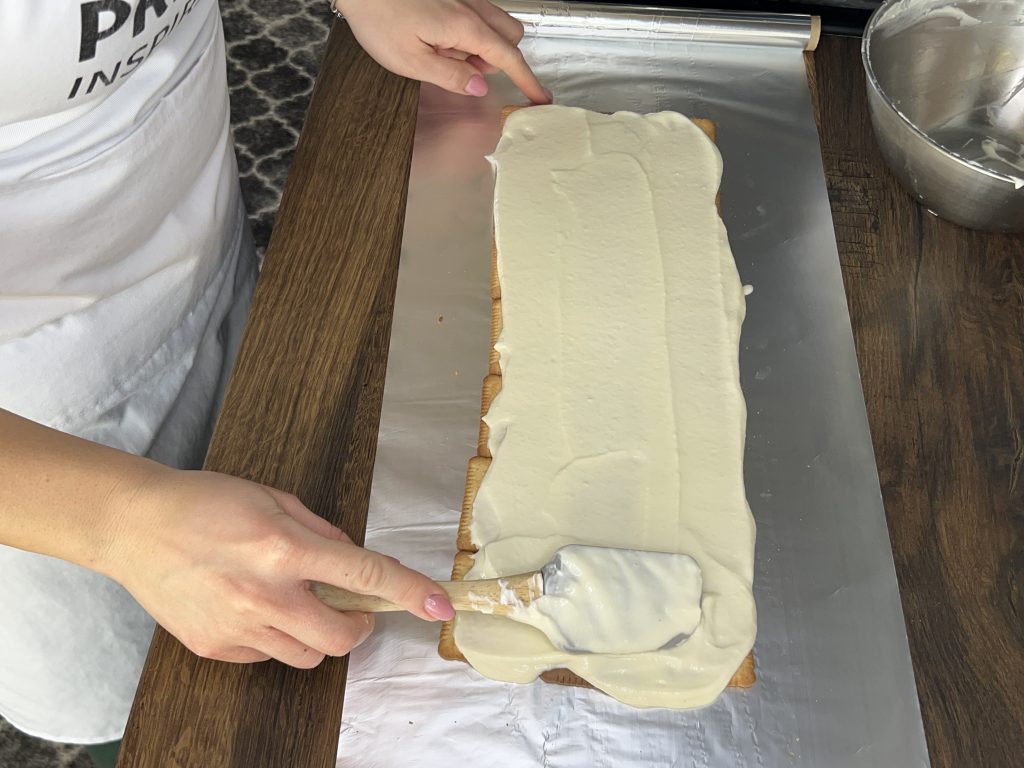 Nepečená tvarohovo-banánová střecha