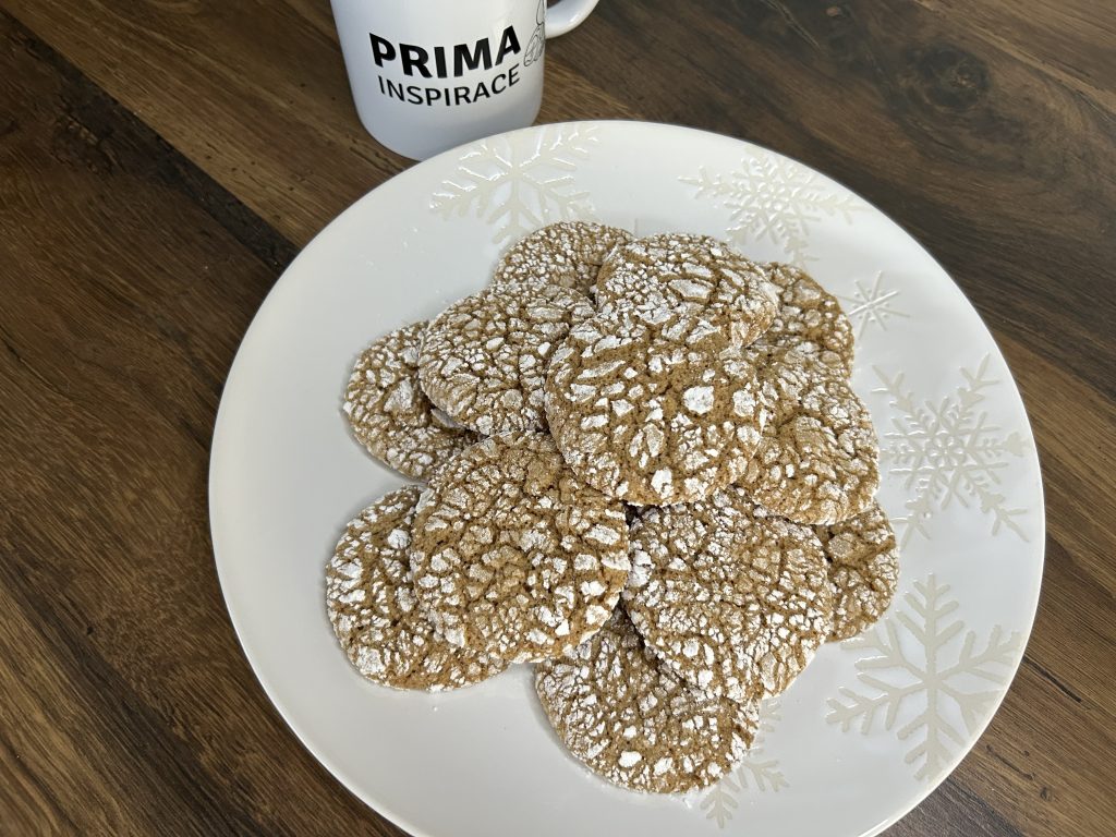 Perníkové crinkles – voňavé sušenky s prasklinami