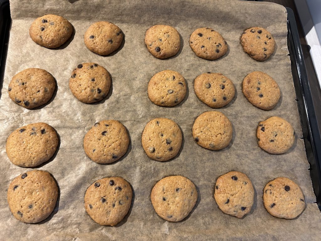 Pomerančové cookies s čokoládovými kousky