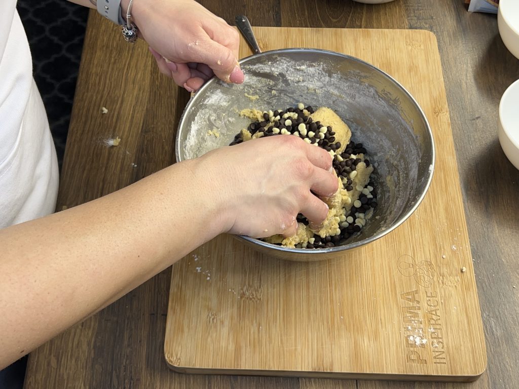 Pomerančové cookies s čokoládovými kousky