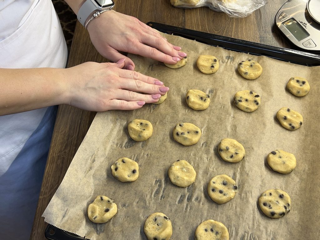 Pomerančové cookies s čokoládovými kousky