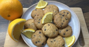 Pomerančové cookies s čokoládovými kousky Pomerančové cookies s čokoládovými kousky