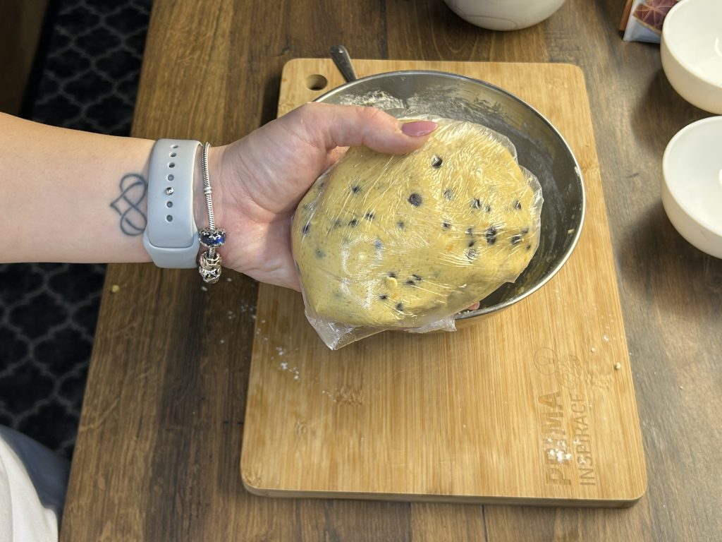 Pomerančové cookies s čokoládovými kousky