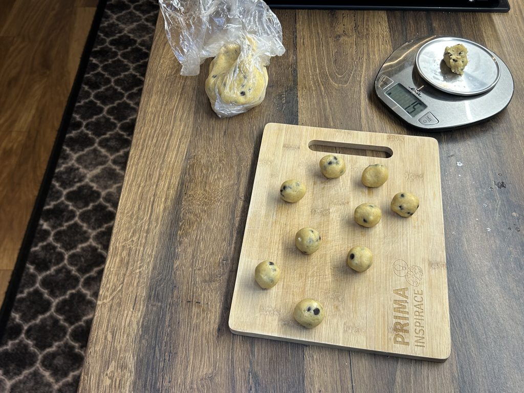 Pomerančové cookies s čokoládovými kousky